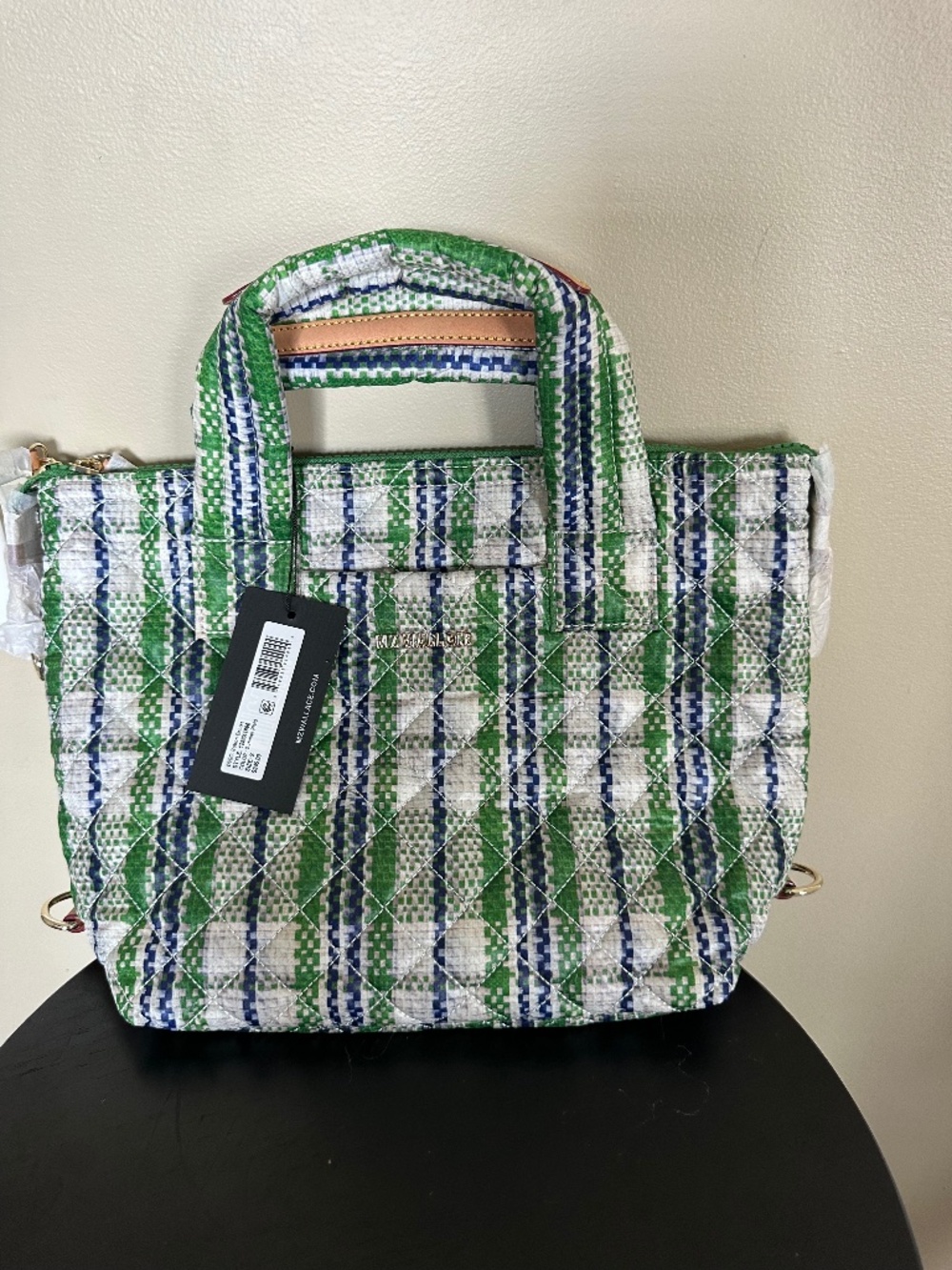 MZ Wallace Sutton Deluxe Summer Plaid pattern